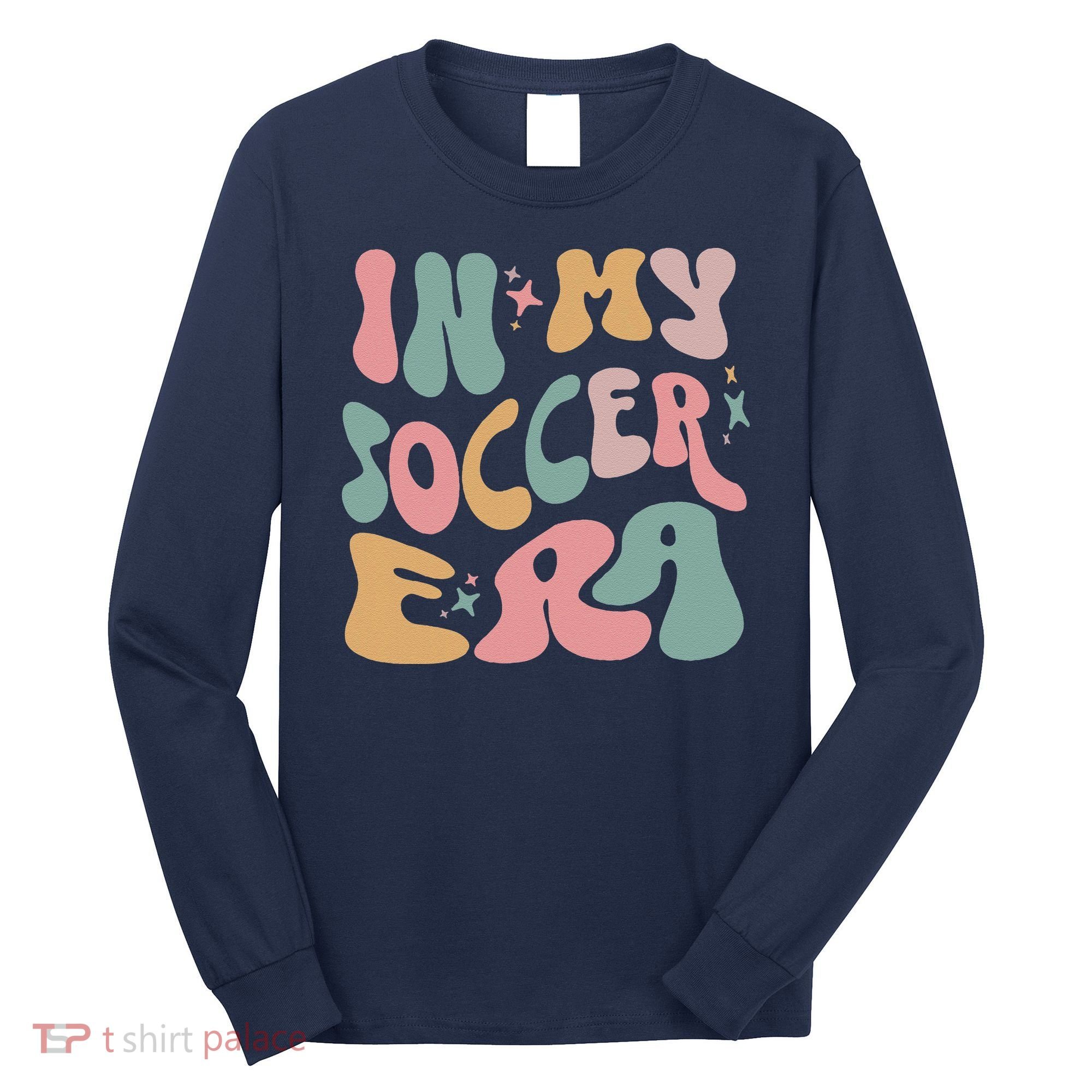 Groovy In My Soccer Era Cute Long Sleeve Shirt