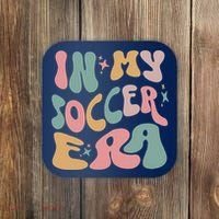 Groovy In My Soccer Era Cute Coaster thumb 0