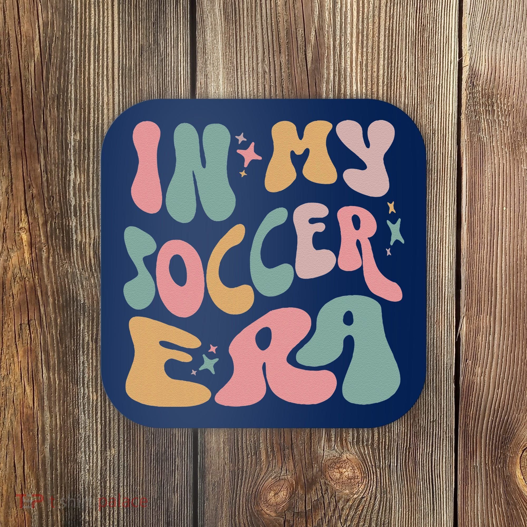 Groovy In My Soccer Era Cute Coaster