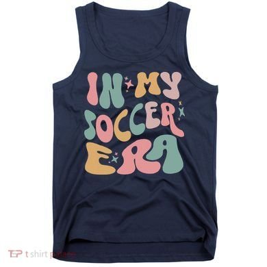 Groovy In My Soccer Era Cute Tank Top
