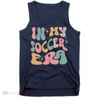 Groovy In My Soccer Era Cute Tank Top thumb 0