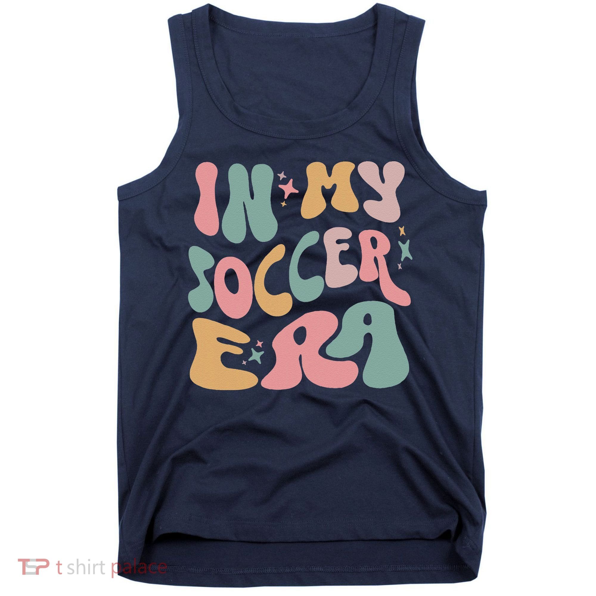 Groovy In My Soccer Era Cute Tank Top