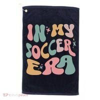 Groovy In My Soccer Era Cute Golf Towel thumb 0
