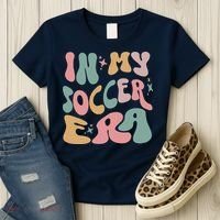 Groovy In My Soccer Era Cute Women's T-Shirt thumb 3