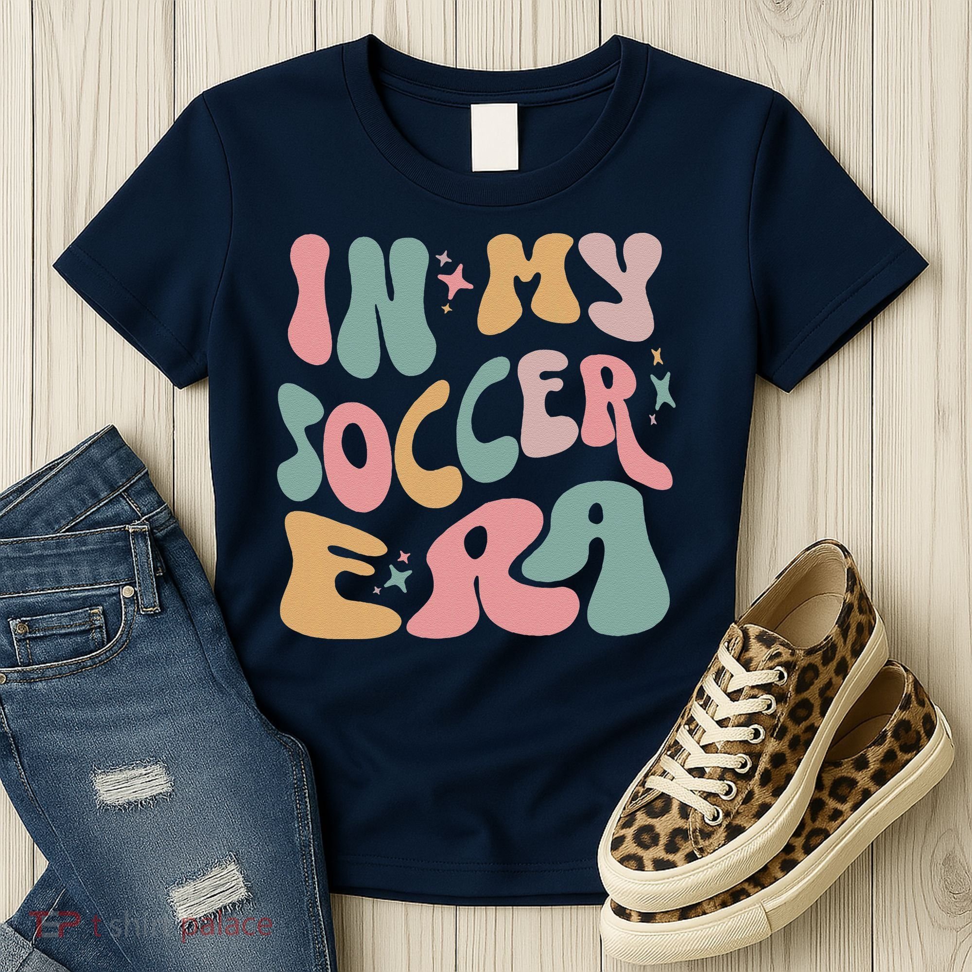 Groovy In My Soccer Era Cute Women's T-Shirt