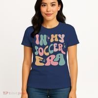 Groovy In My Soccer Era Cute Women's T-Shirt thumb 4