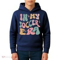 Groovy In My Soccer Era Cute Kids Hoodie thumb 4