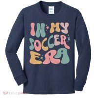 Groovy In My Soccer Era Cute Kids Long Sleeve Shirt thumb 0