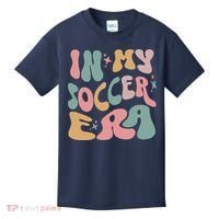 Groovy In My Soccer Era Cute Kids T-Shirt thumb 0
