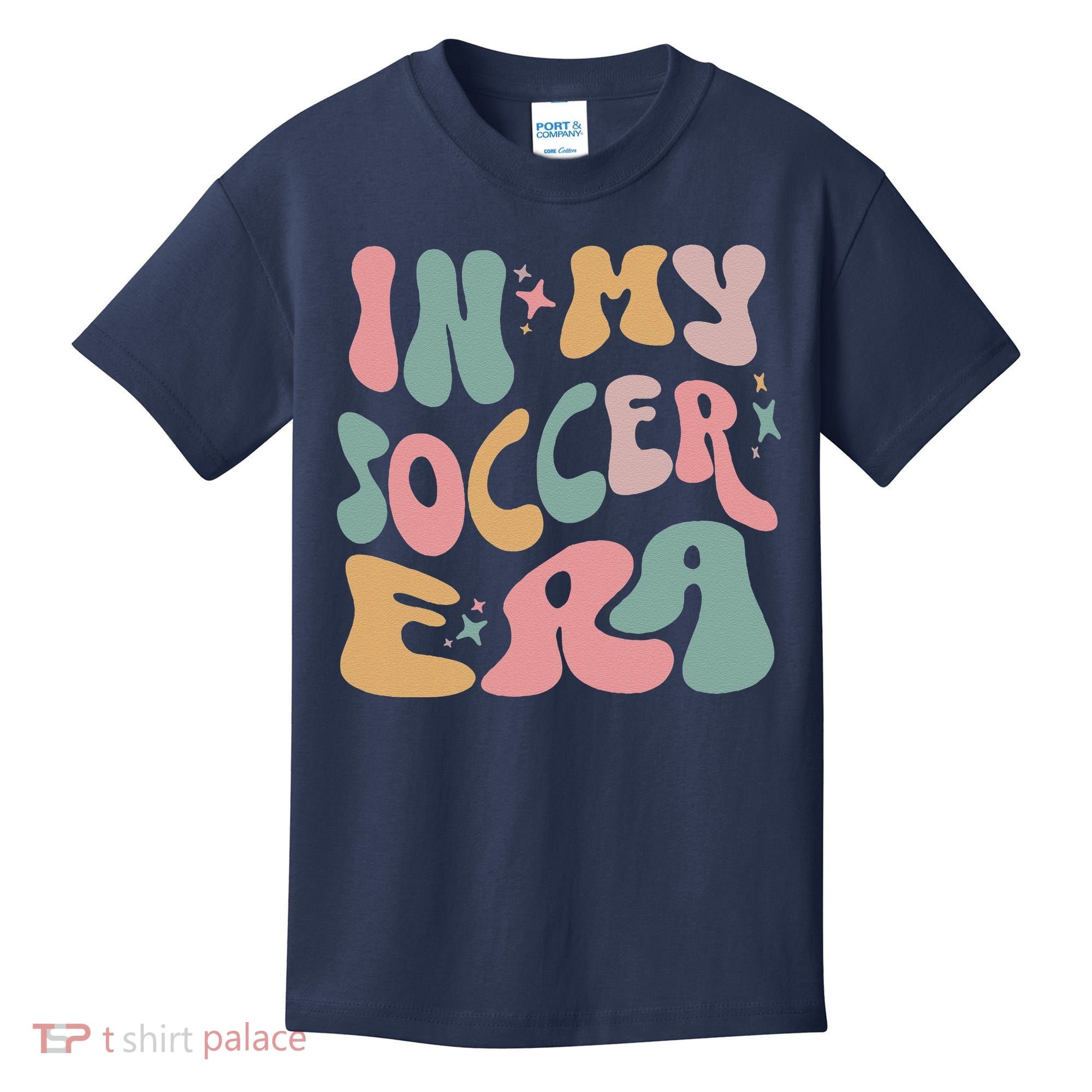 Groovy In My Soccer Era Cute Kids T-Shirt