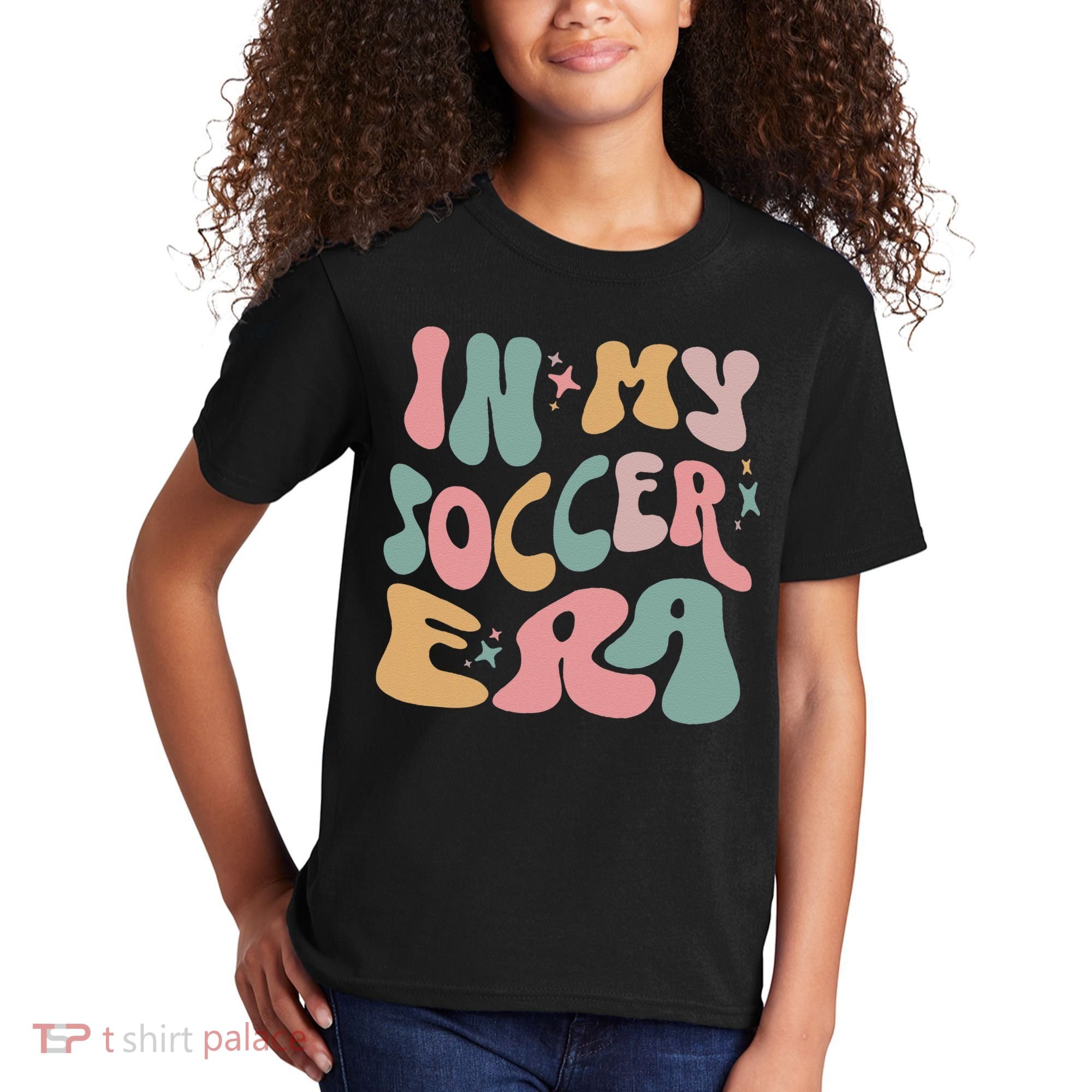 Groovy In My Soccer Era Cute Kids T-Shirt