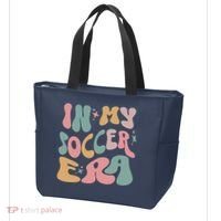 Groovy In My Soccer Era Cute Tote Bag thumb 3