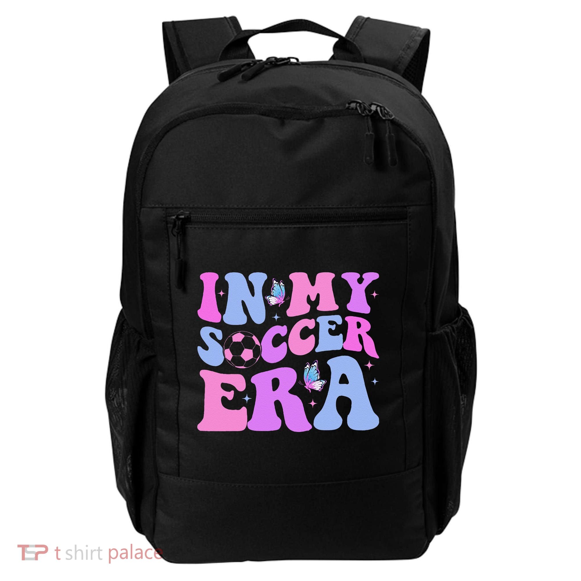 Groovy In My Soccer Era Soccer Player Cute Backpack