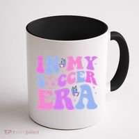 Groovy In My Soccer Era Soccer Player Cute Coffee Mug thumb 1