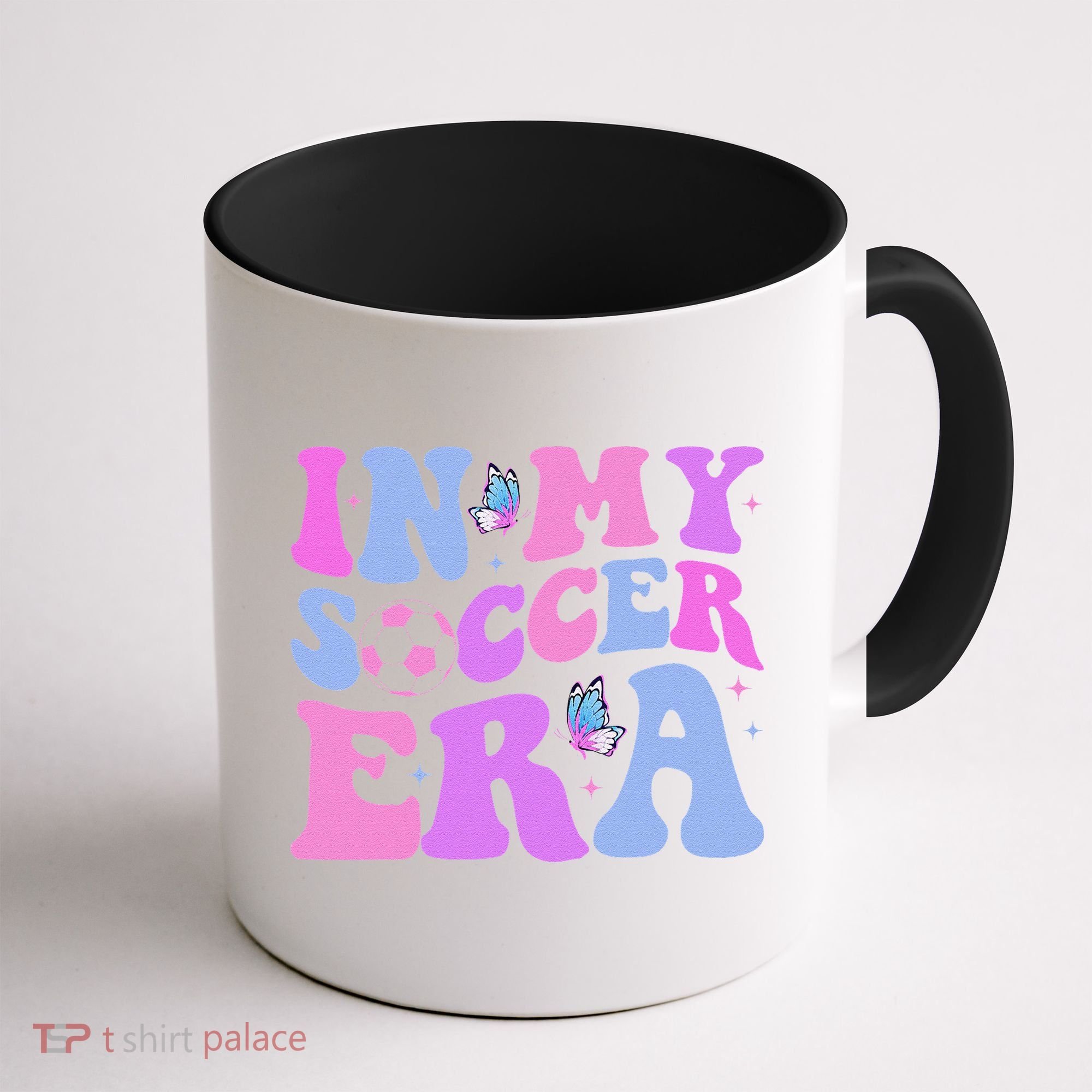 Groovy In My Soccer Era Soccer Player Cute Coffee Mug