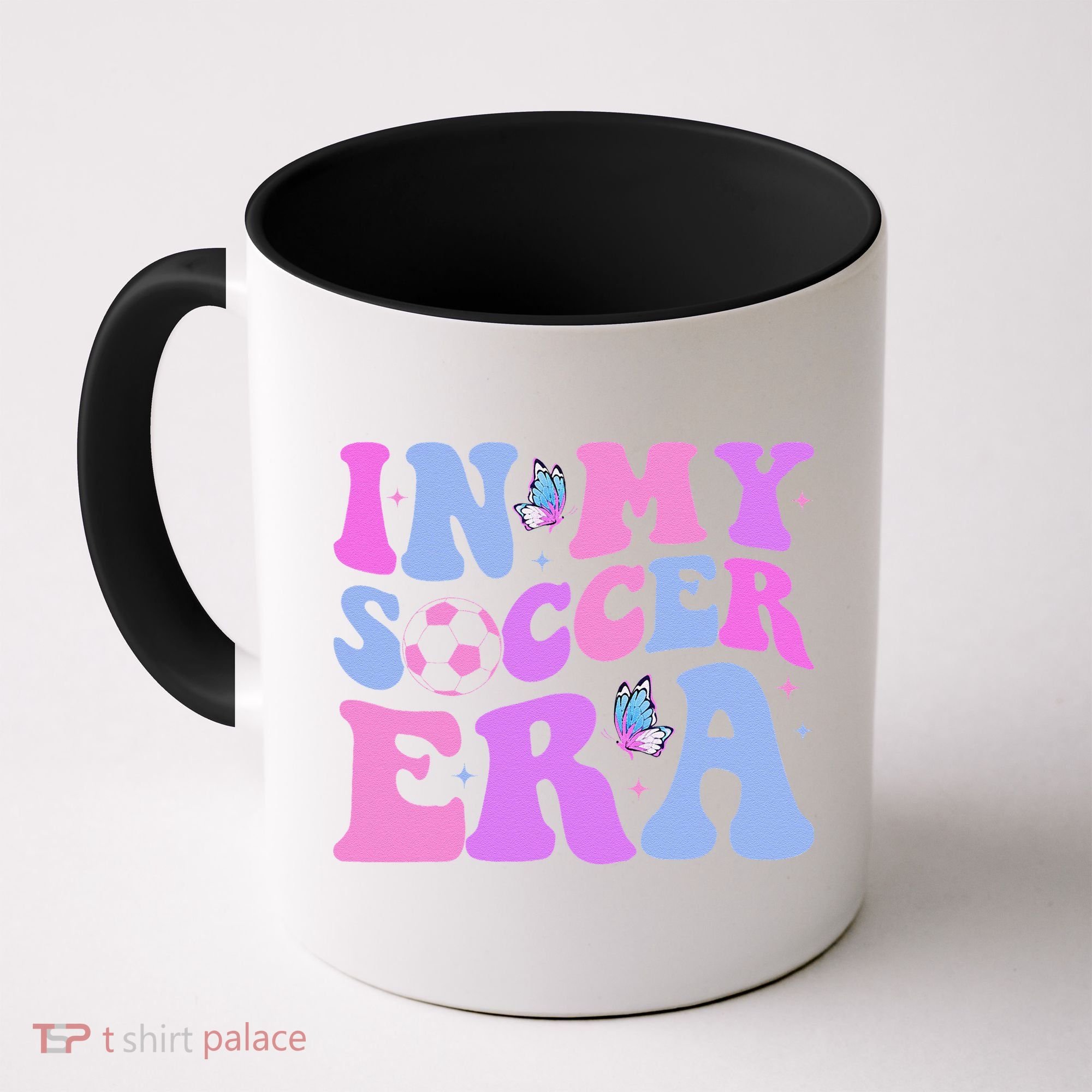 Groovy In My Soccer Era Soccer Player Cute Coffee Mug