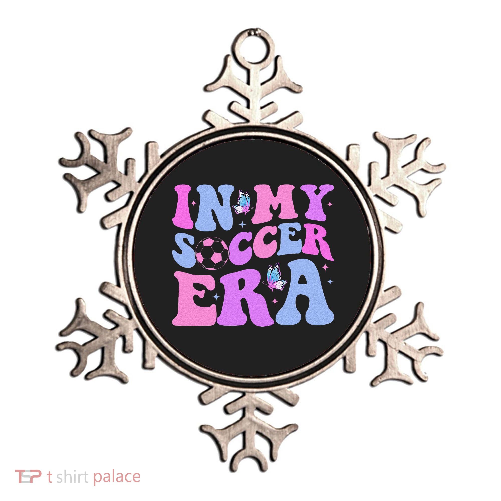 Groovy In My Soccer Era Soccer Player Cute Ornament
