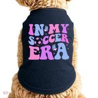 Groovy In My Soccer Era Soccer Player Cute Doggie Tank thumb 0