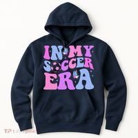 Groovy In My Soccer Era Soccer Player Cute Hoodie thumb 0