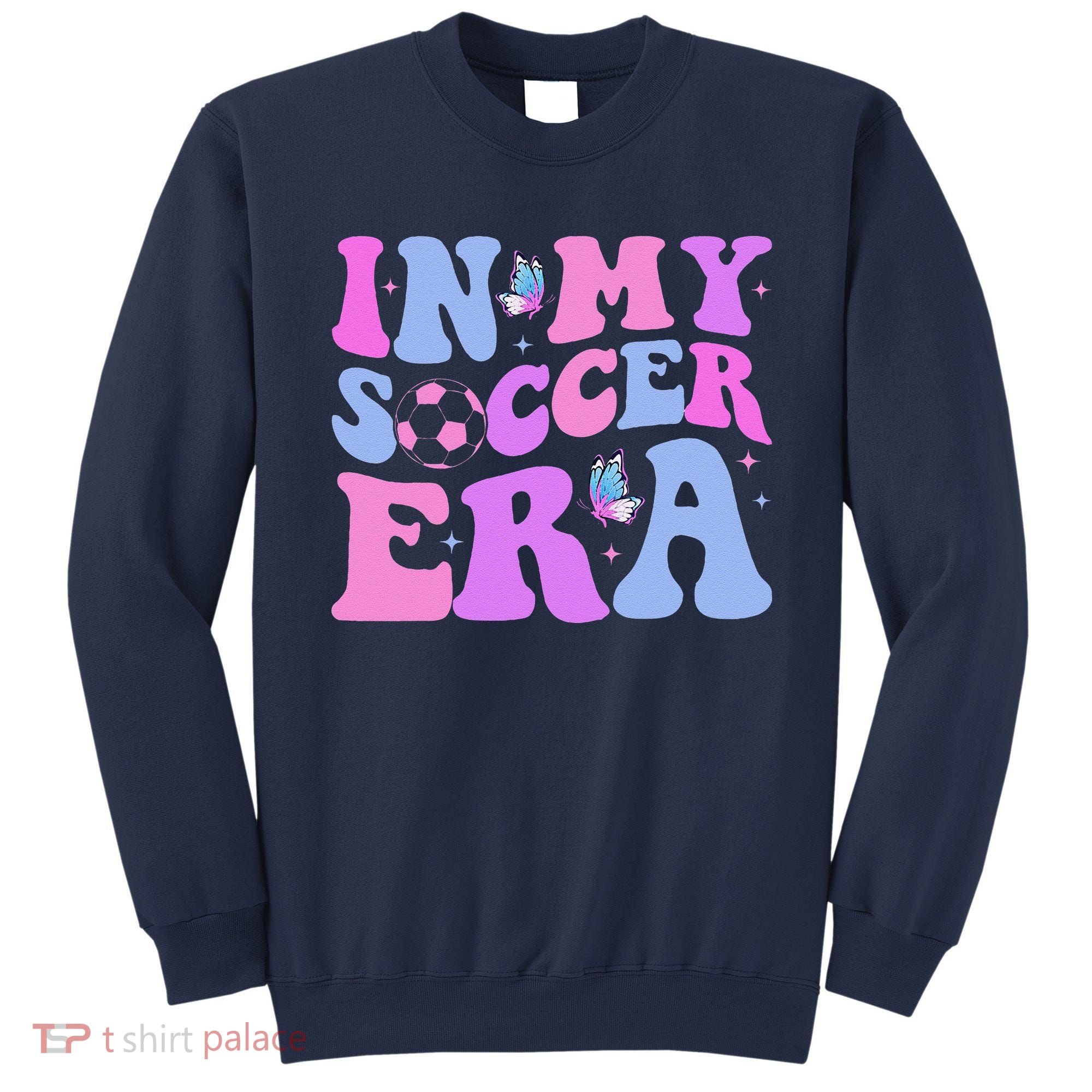 Groovy In My Soccer Era Soccer Player Cute Sweatshirt
