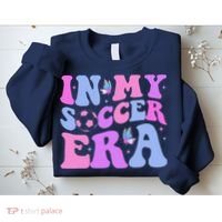 Groovy In My Soccer Era Soccer Player Cute Sweatshirt thumb 2