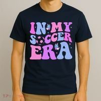 Groovy In My Soccer Era Soccer Player Cute T-Shirt thumb 3