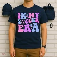 Groovy In My Soccer Era Soccer Player Cute T-Shirt thumb 6