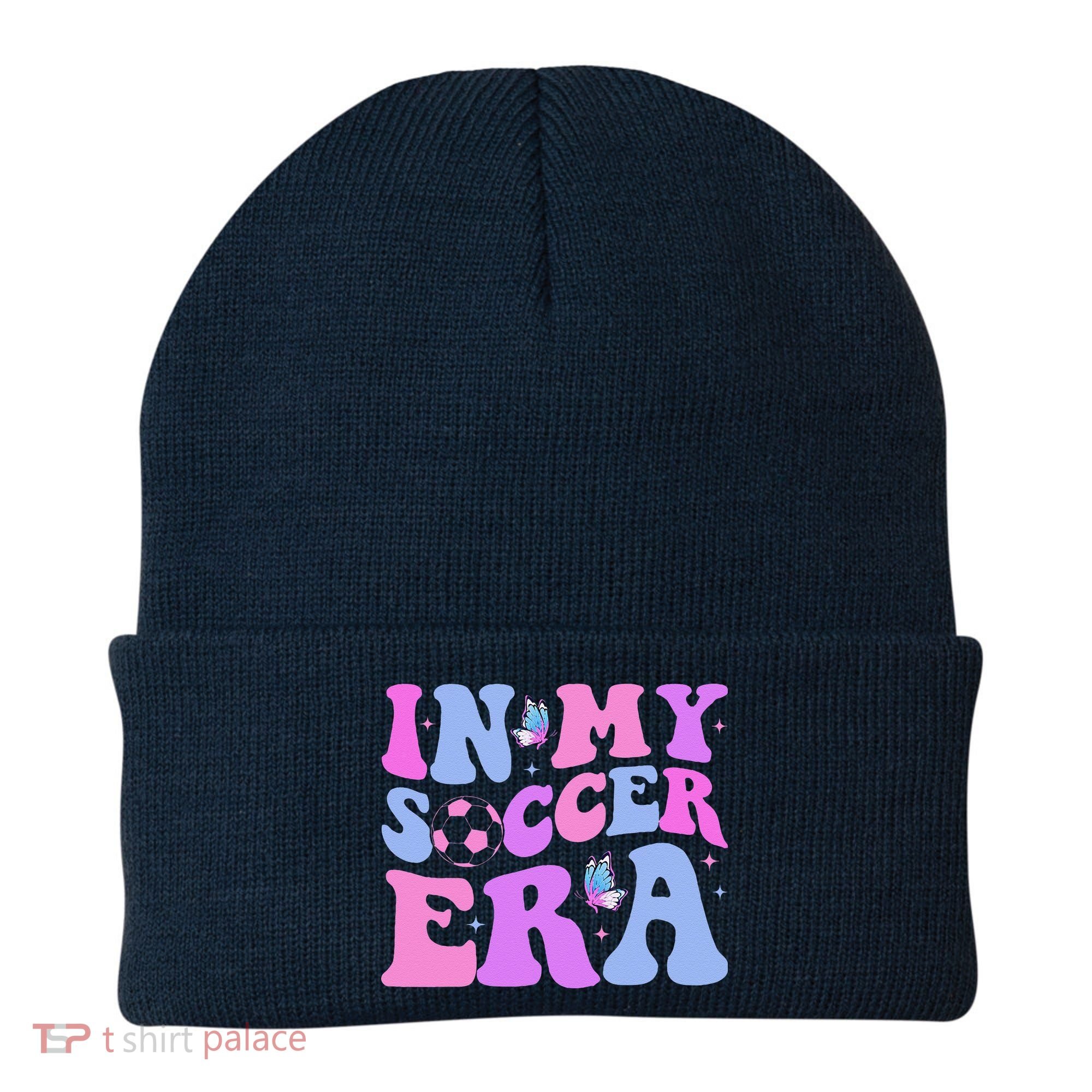 Groovy In My Soccer Era Soccer Player Cute Beanie