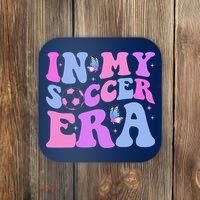 Groovy In My Soccer Era Soccer Player Cute Coaster thumb 0