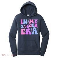 Groovy In My Soccer Era Soccer Player Cute Women's Hoodie thumb 0