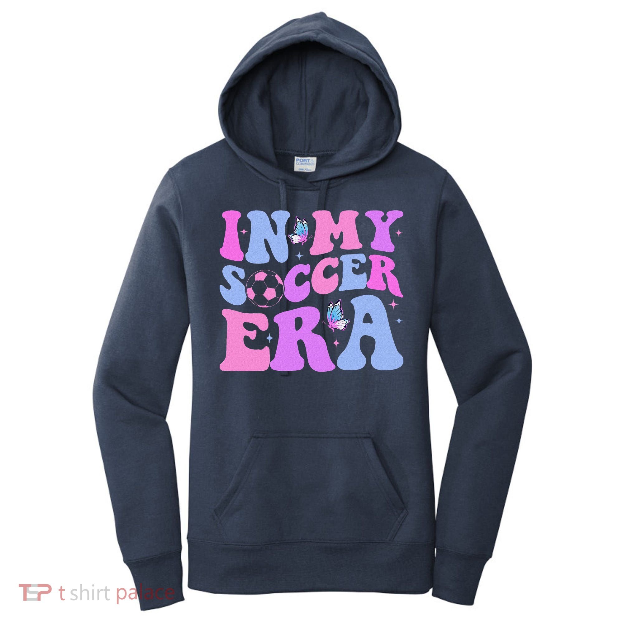 Groovy In My Soccer Era Soccer Player Cute Women's Hoodie