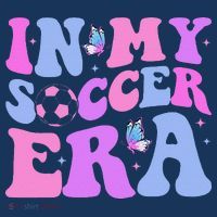 Groovy In My Soccer Era Soccer Player Cute Women's Hoodie thumb 2