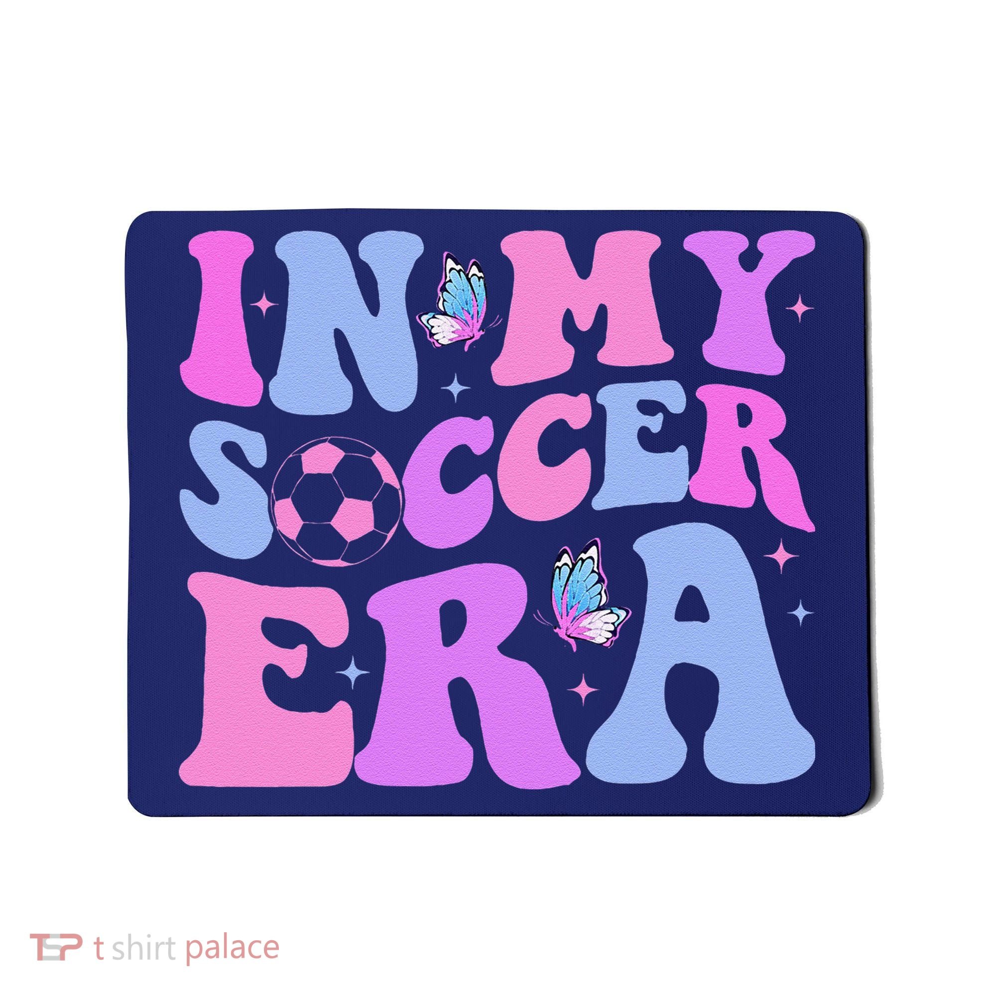 Groovy In My Soccer Era Soccer Player Cute Mousepad