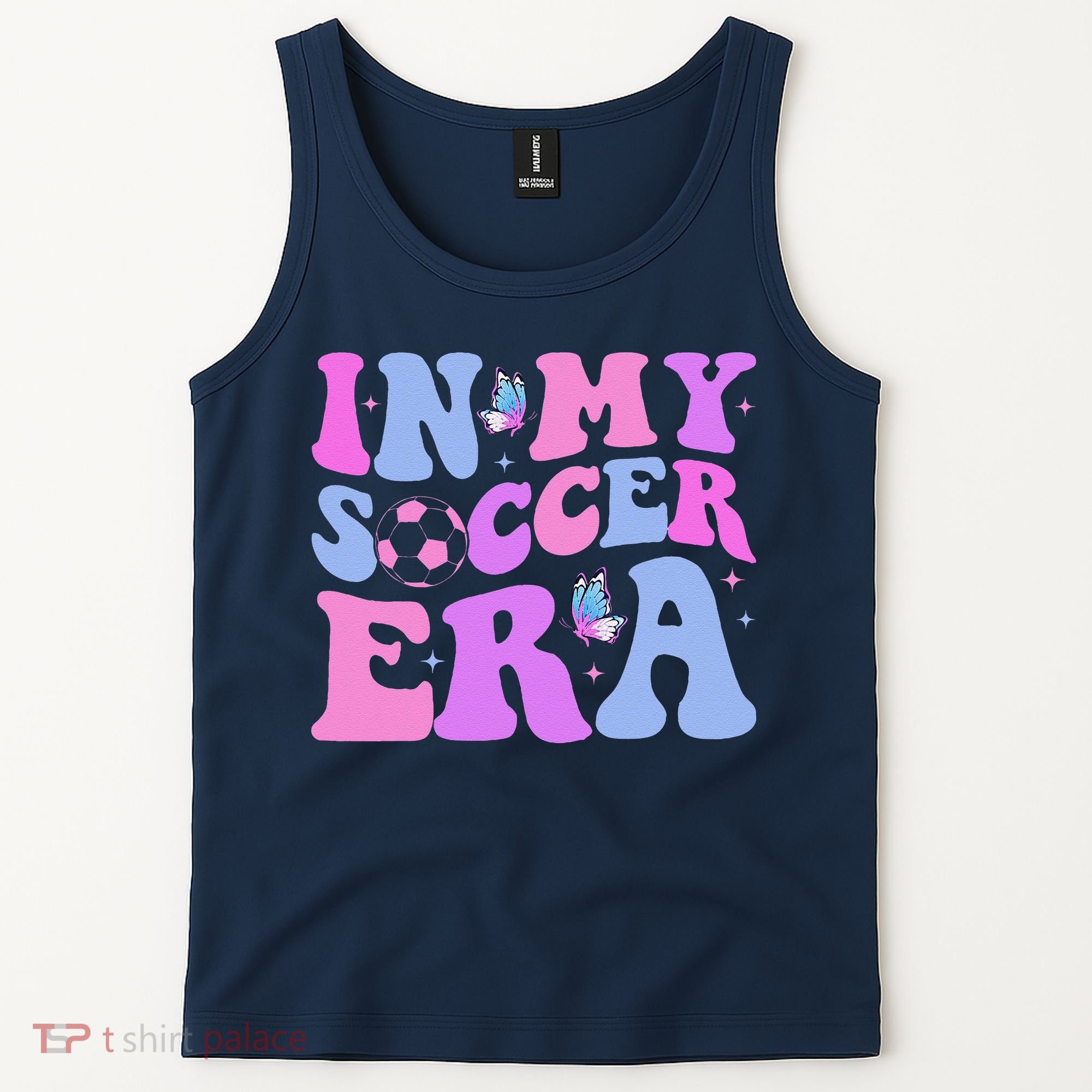 Groovy In My Soccer Era Soccer Player Cute Tank Top