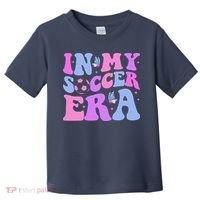 Groovy In My Soccer Era Soccer Player Cute Toddler T-Shirt thumb 0