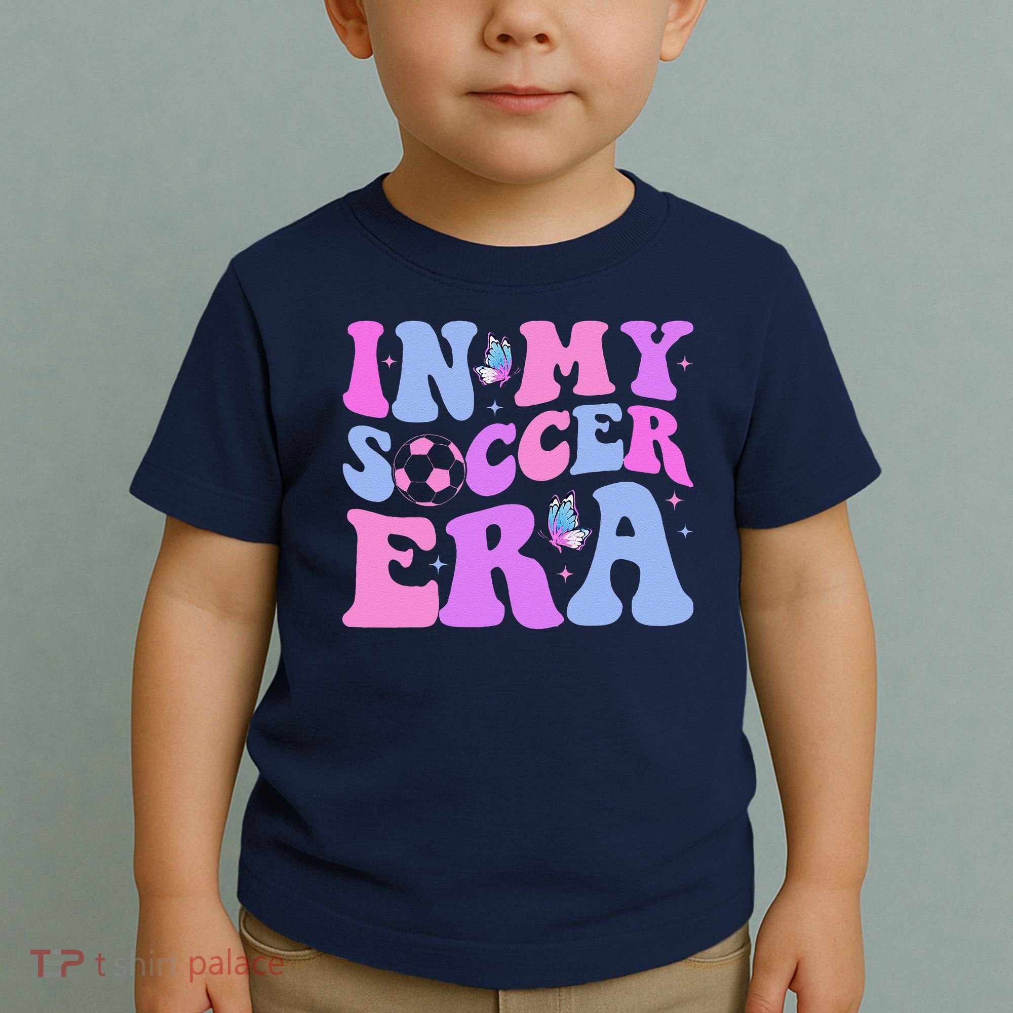 Groovy In My Soccer Era Soccer Player Cute Toddler T-Shirt