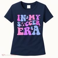 Groovy In My Soccer Era Soccer Player Cute Women's T-Shirt thumb 0
