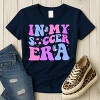 Groovy In My Soccer Era Soccer Player Cute Women's T-Shirt thumb 3