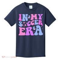 Groovy In My Soccer Era Soccer Player Cute Kids T-Shirt thumb 0
