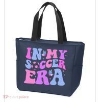 Groovy In My Soccer Era Soccer Player Cute Tote Bag thumb 3