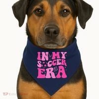 Groovy In My Soccer Era Soccer Player USA-Made Doggie Bandana thumb 1