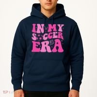 Groovy In My Soccer Era Soccer Player Hoodie thumb 2