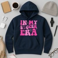 Groovy In My Soccer Era Soccer Player Hoodie thumb 3