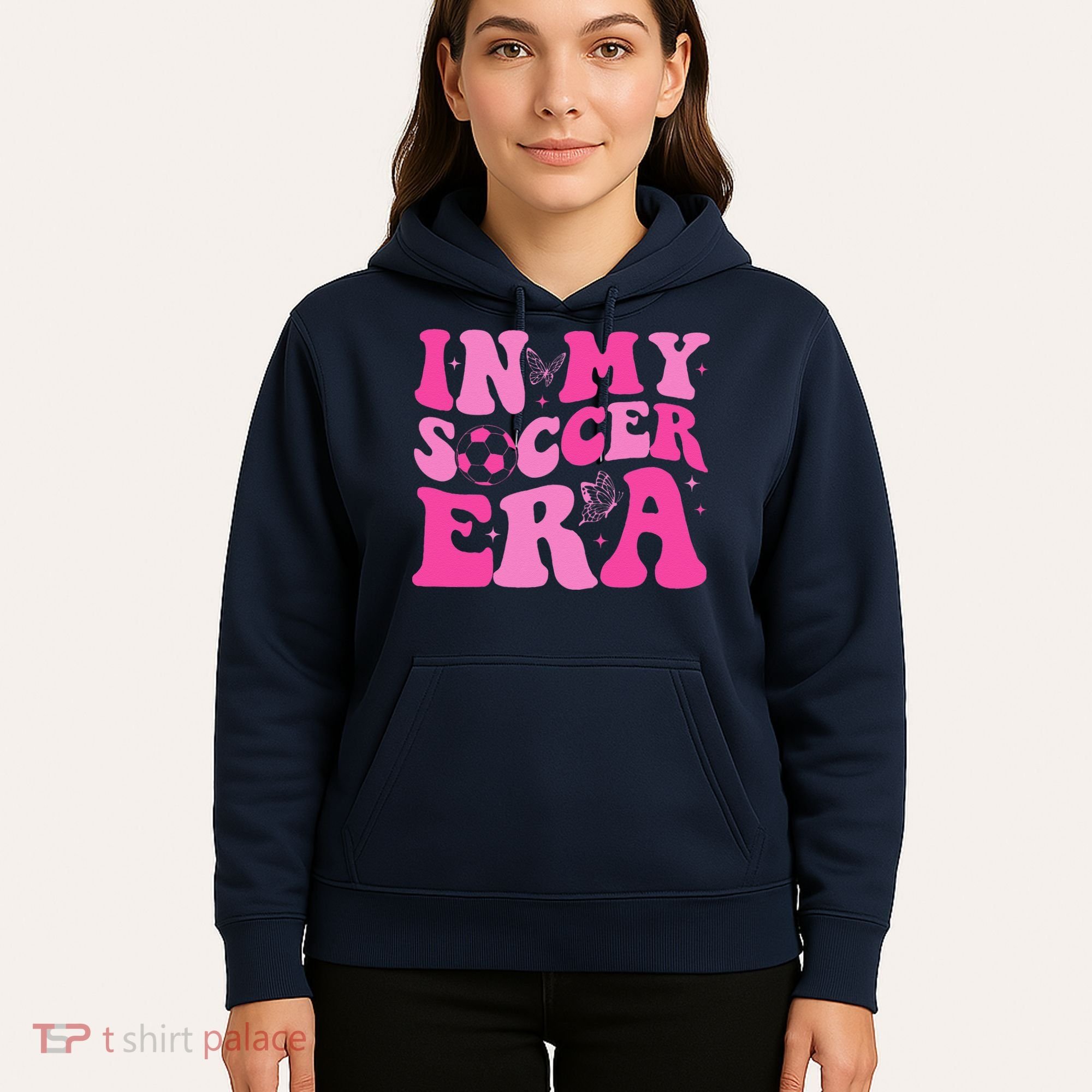 Groovy In My Soccer Era Soccer Player Hoodie