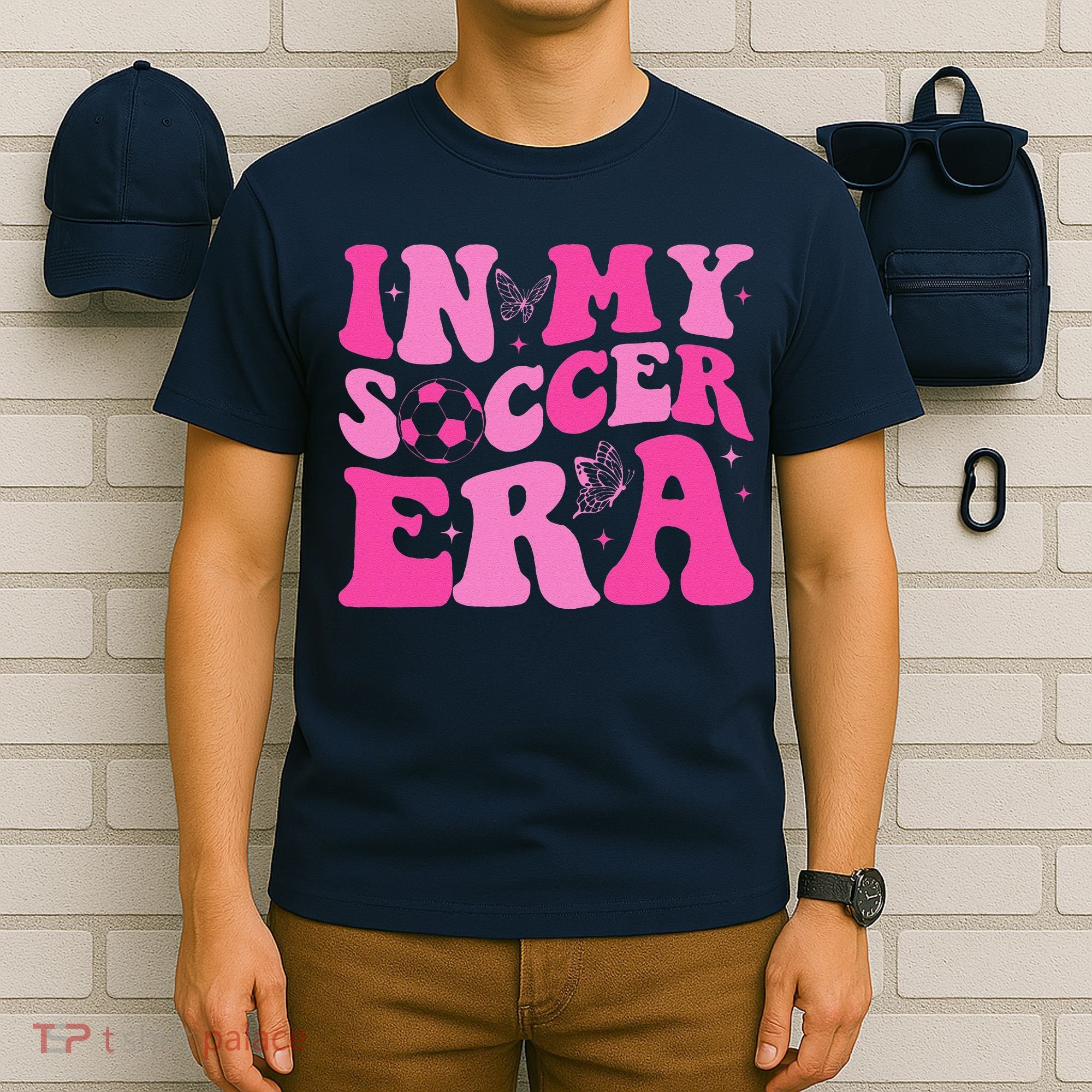 Groovy In My Soccer Era Soccer Player T-Shirt