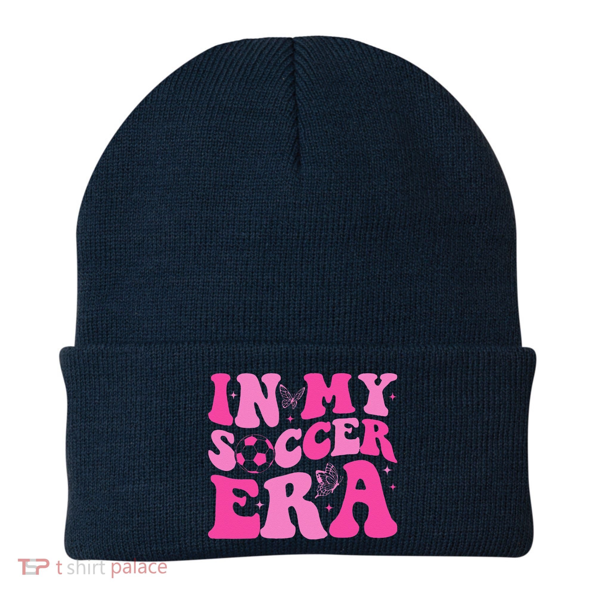 Groovy In My Soccer Era Soccer Player Beanie