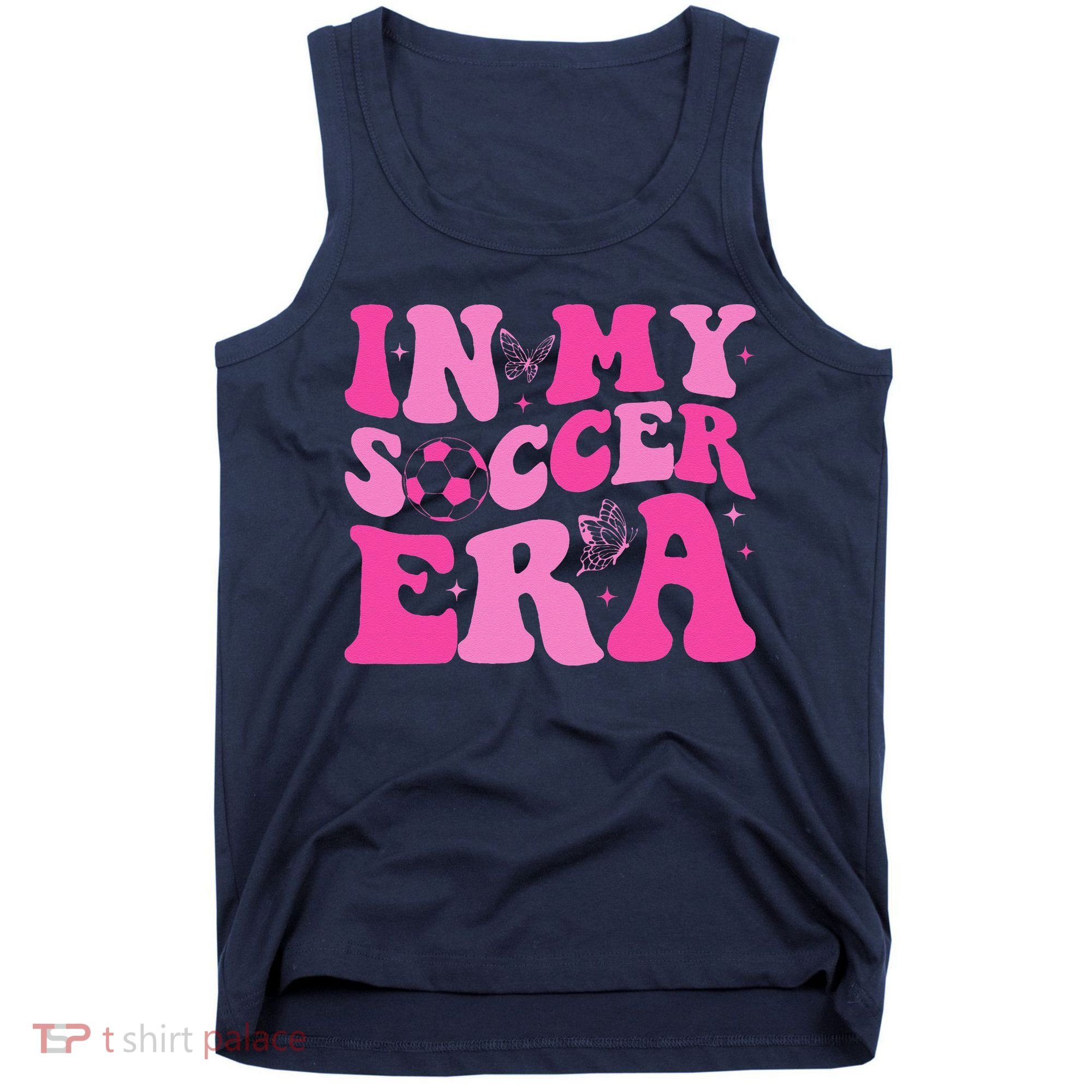 Groovy In My Soccer Era Soccer Player Tank Top