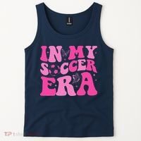 Groovy In My Soccer Era Soccer Player Tank Top thumb 2