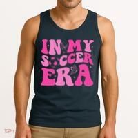 Groovy In My Soccer Era Soccer Player Tank Top thumb 3