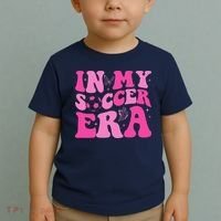 Groovy In My Soccer Era Soccer Player Toddler T-Shirt thumb 2